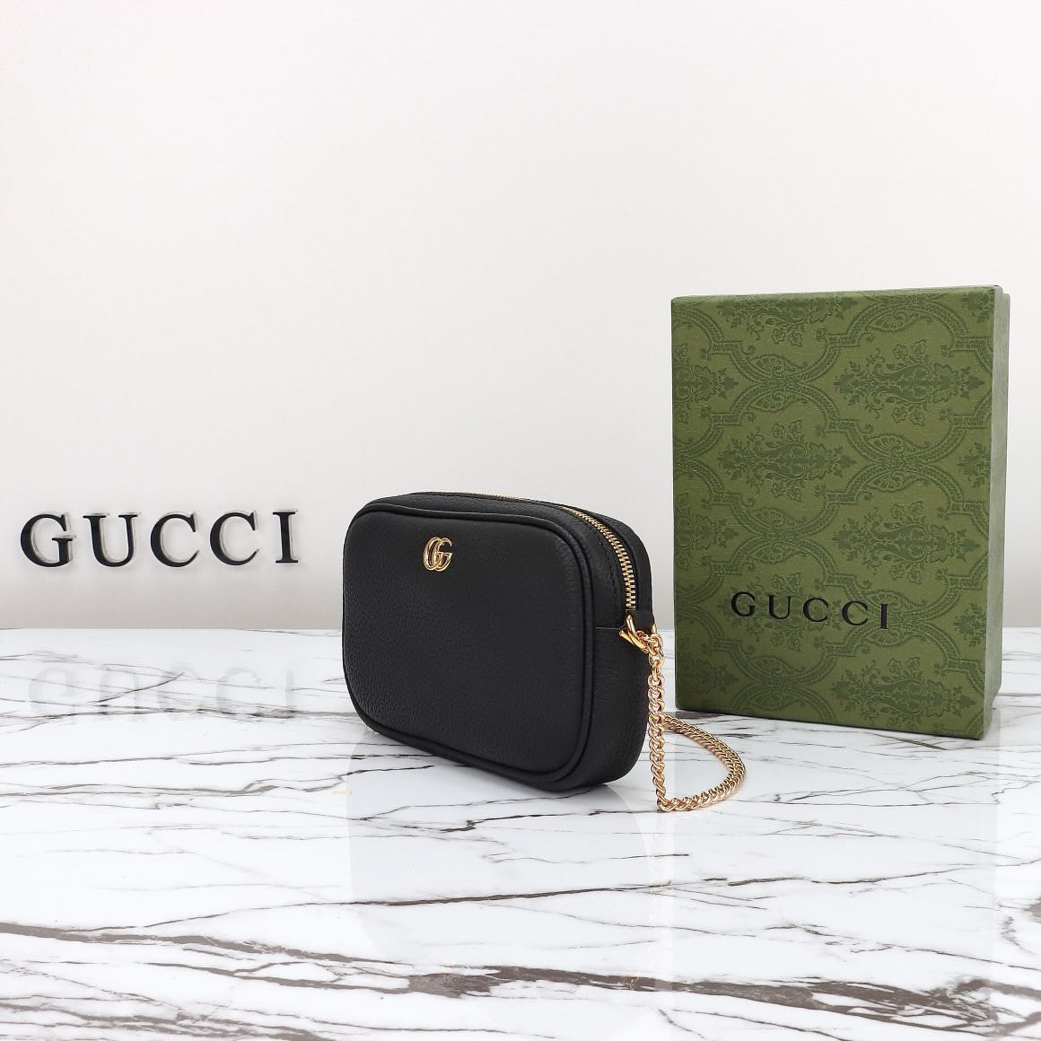 Gvc*1 GG Marmont Mini Camera Bag 18.5x11x4cm