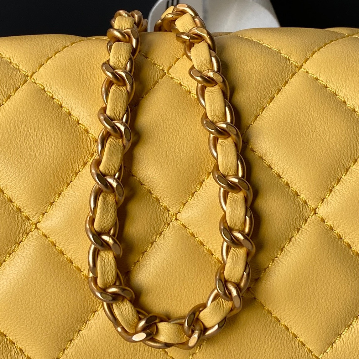 Ch**el MINI FLAP BAG 13.5x17x8cm