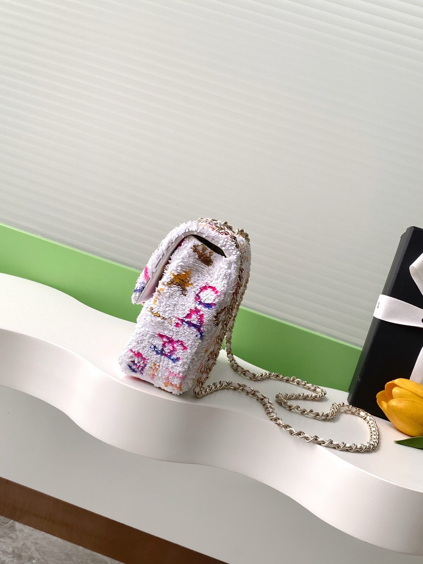 Ch**el Flap Bag 14x21x8cm