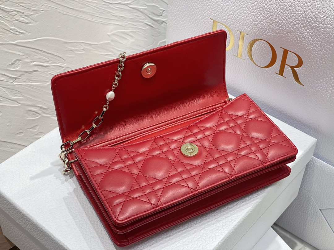 MISS D10r MINI BAG Crimson Red S0980ONMJ-M57R 21 x 11.5 x 4.5 cm