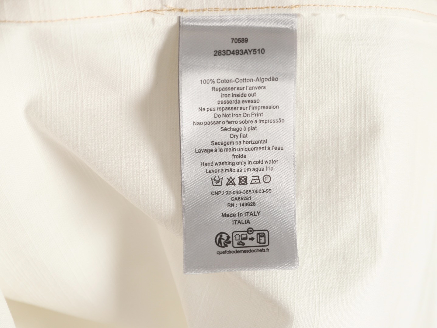 D10r 25Fw Long-sleeved Shirts