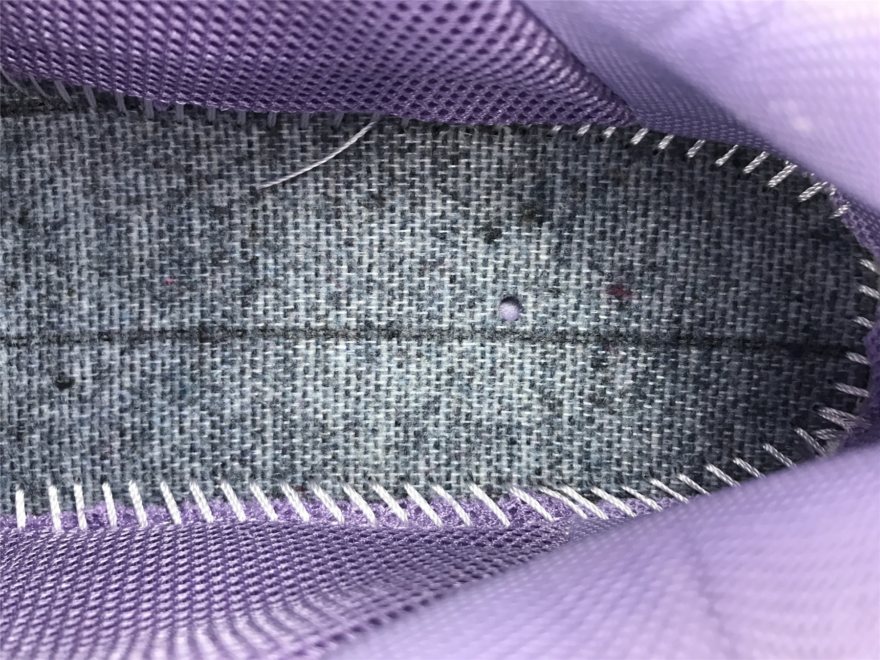 UA TRIPLE S CLEAR SOLE PURPLE