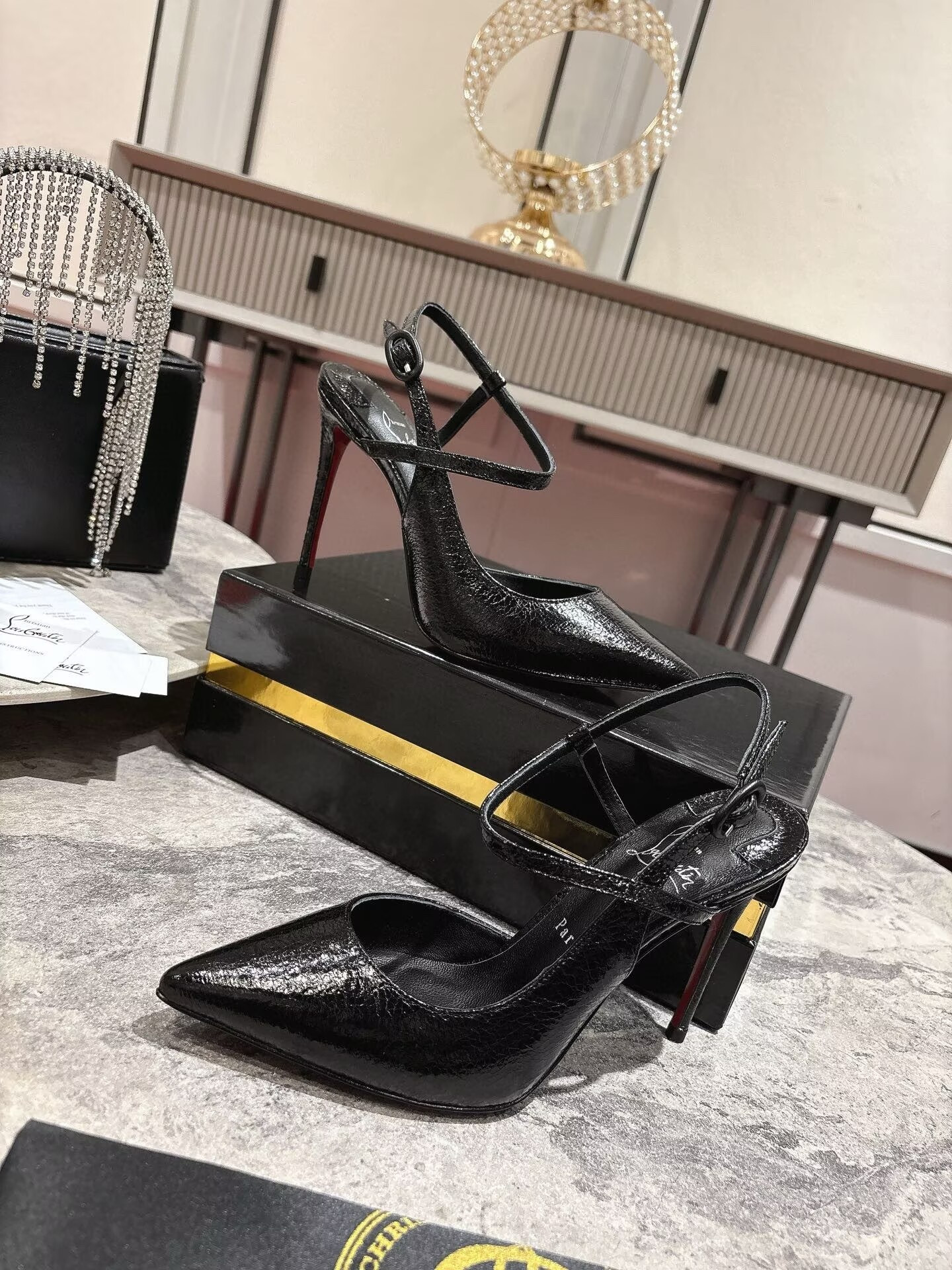 ua chr1st1an louboutin jenlove 100mm pumps(cusT0mized, no exchange no return, about 10 days)