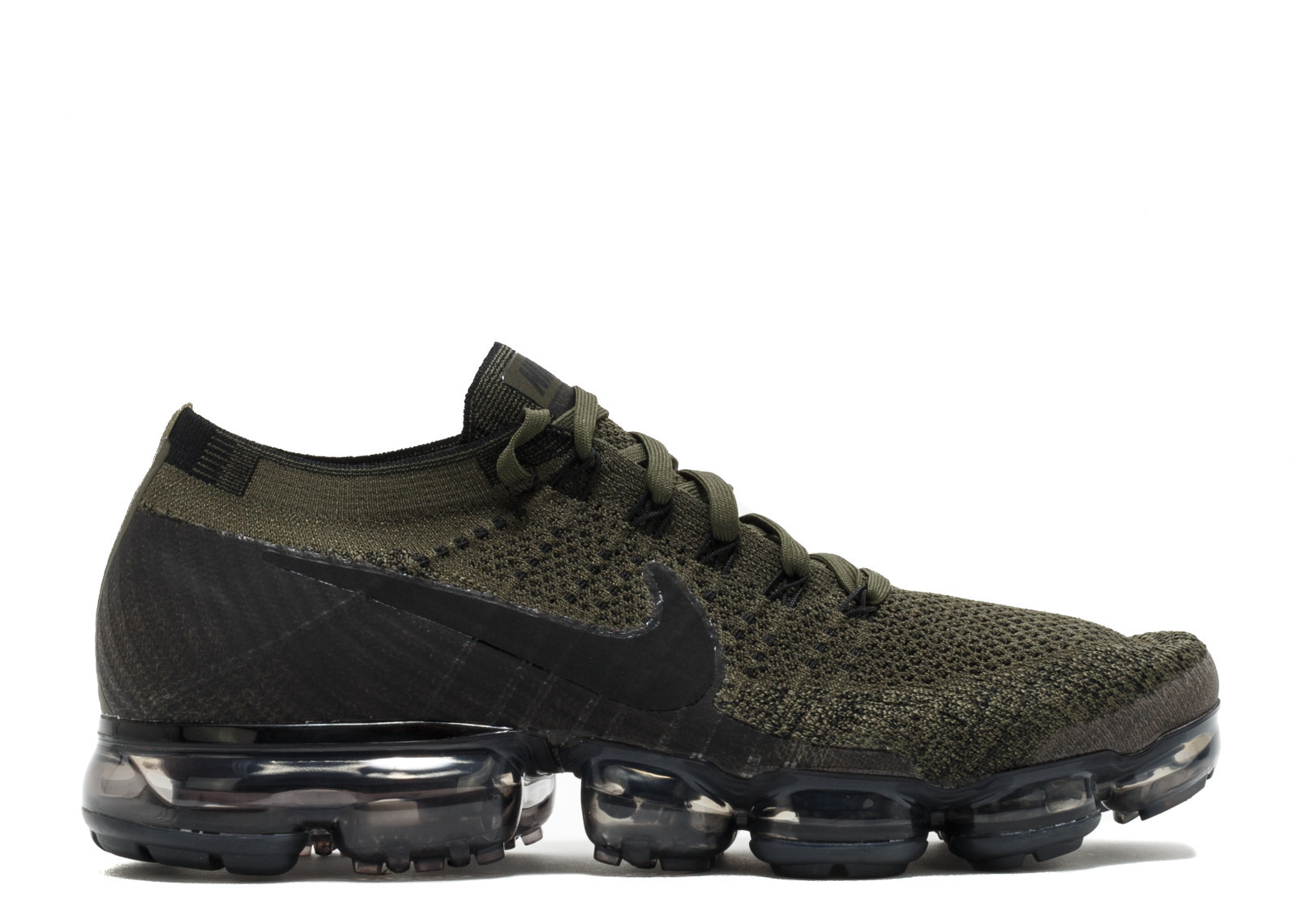 UA Nike Air Vapormax Flyknit Cargo Khaki Black-Medium Olvie Shoes