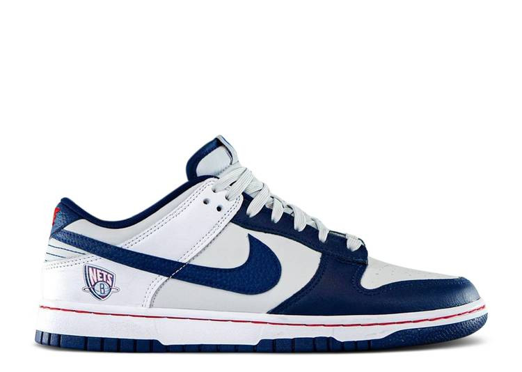 UA NIKE NBA X DUNK LOW EMB '75TH ANNIVERSARY - BROOKLYN NETS'