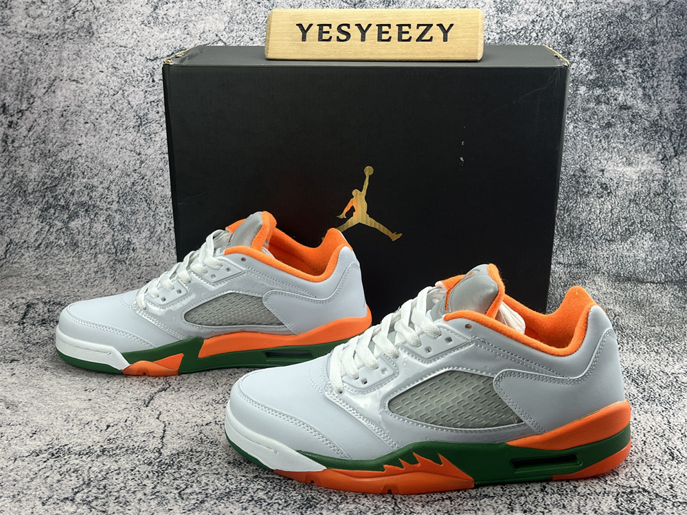 UA Jordan 5 Retro Low Miami Hurricanes