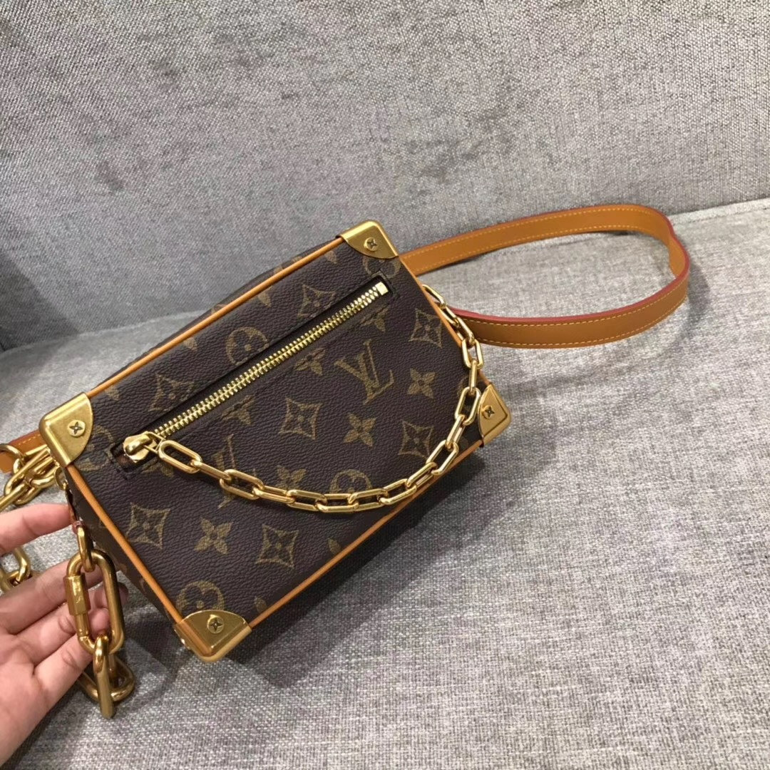 Monogram coated canvas LV MINI SOFT TRUNK M68906