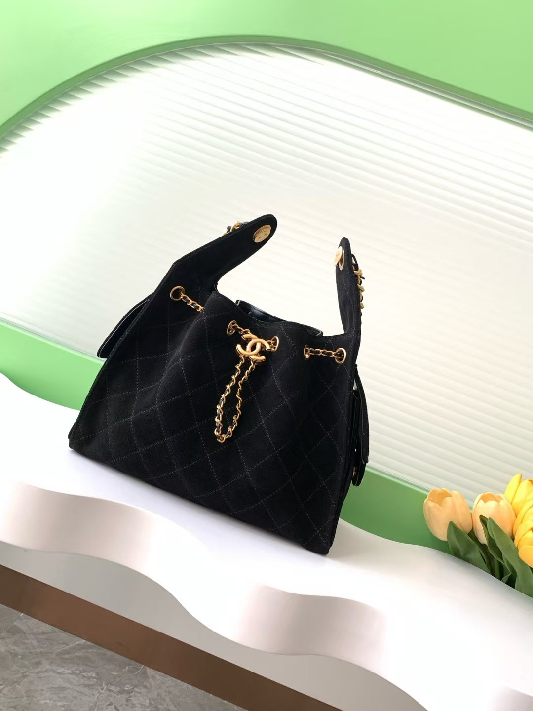 Ch**el 25C Bucket Bag 26x30x14cm
