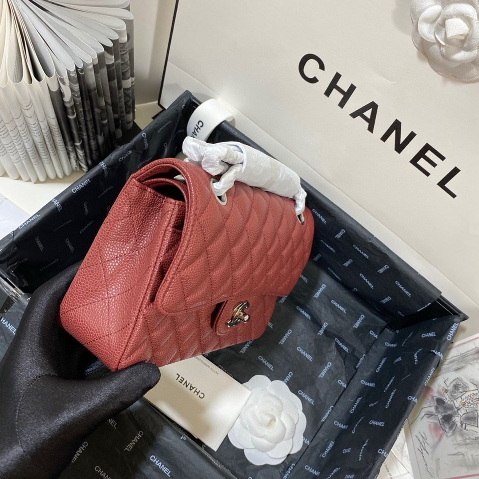 Ch**el SMALL CLASSIC HANDBAG 14.5×23×6cm