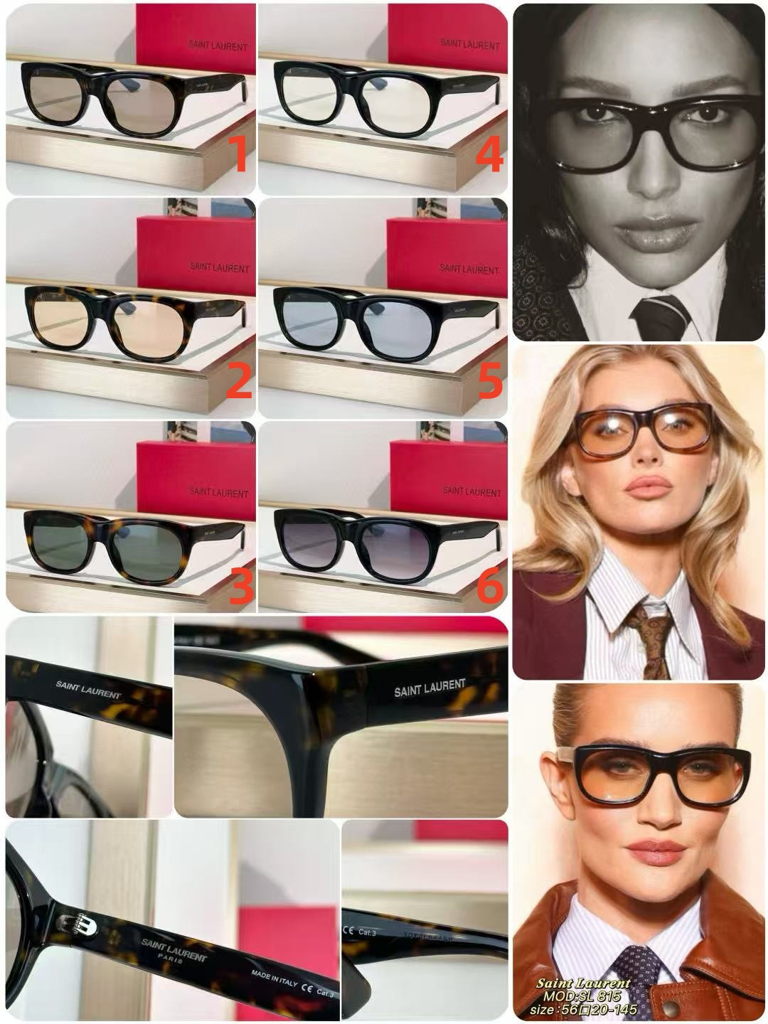 Y51 Glasses SL815 56-20-145