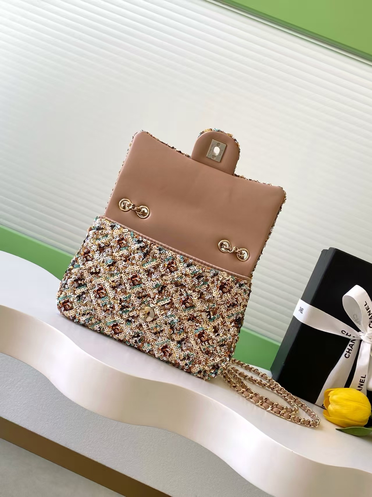 Ch**el Evening Bag  13x21x8cm