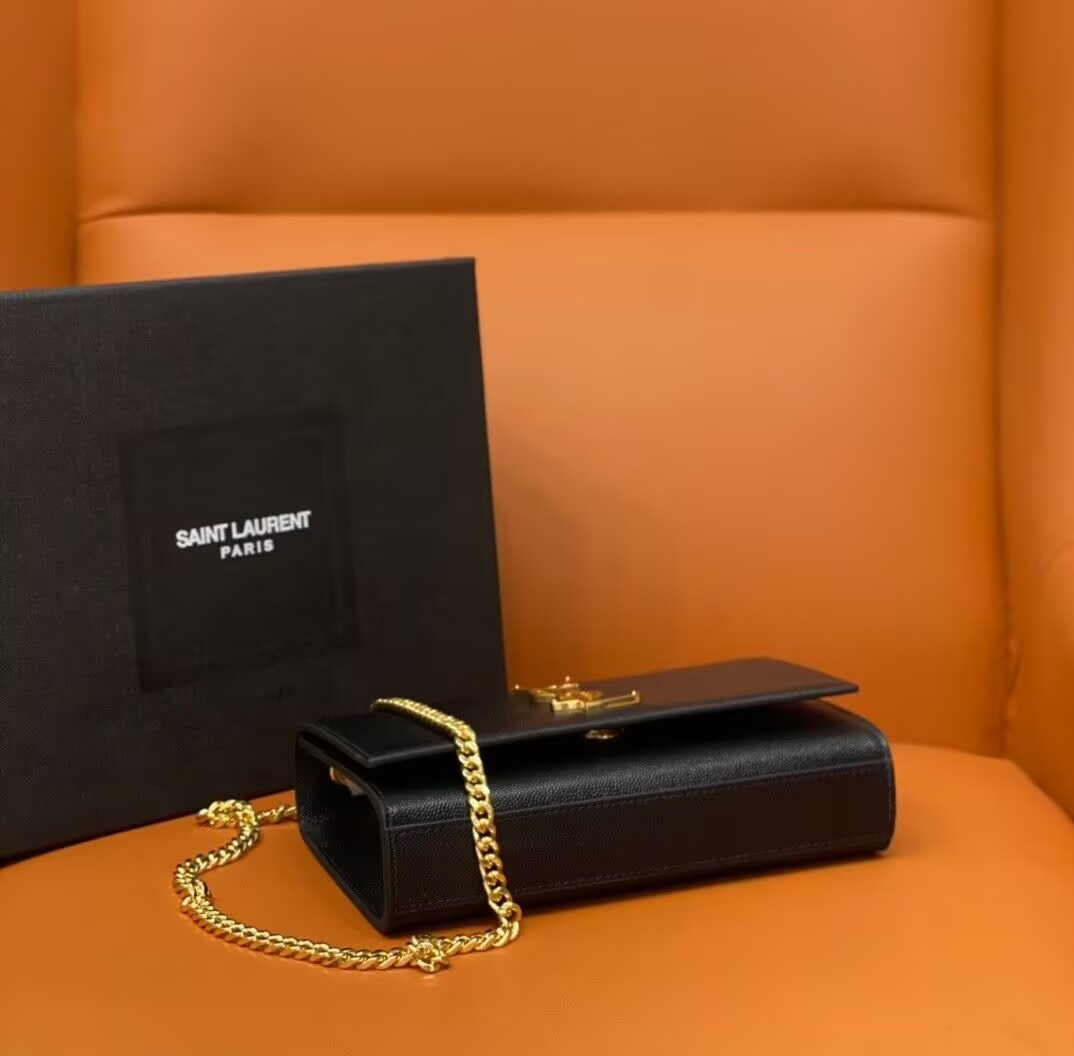 Y51 KATE SMALL IN GRAIN DE POUDRE EMBOSSED LEATHER 20x12.5x5cm