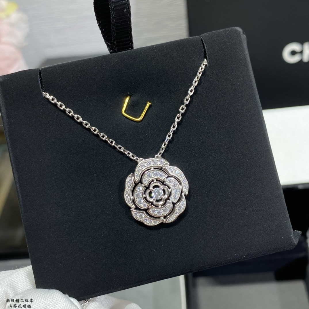 Ch**el Camellia Necklace