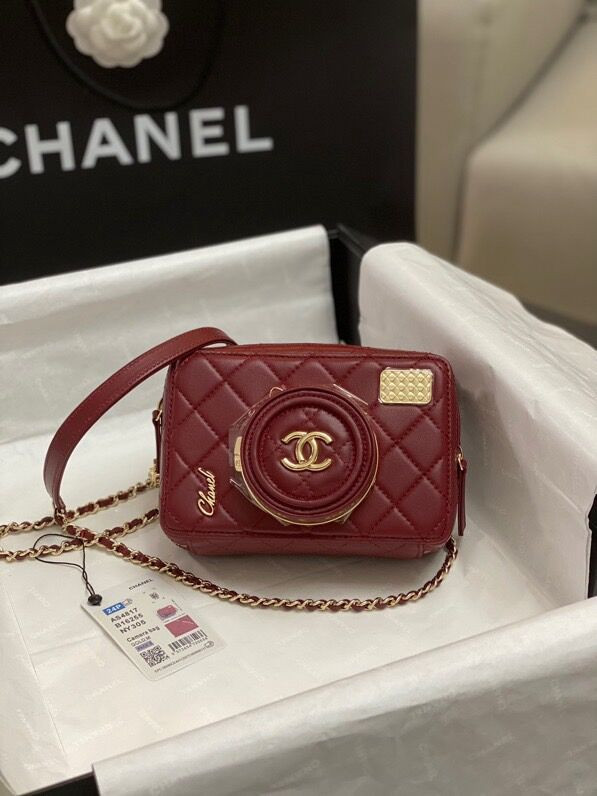 Ch**el CAMERA BAG 4.5 × 6.2 × 2.3 in