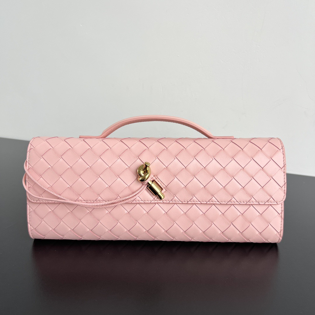 B0tt*ga Ven*ta Long Clutch Andiamo With Handle Fondant 31x13x3cm