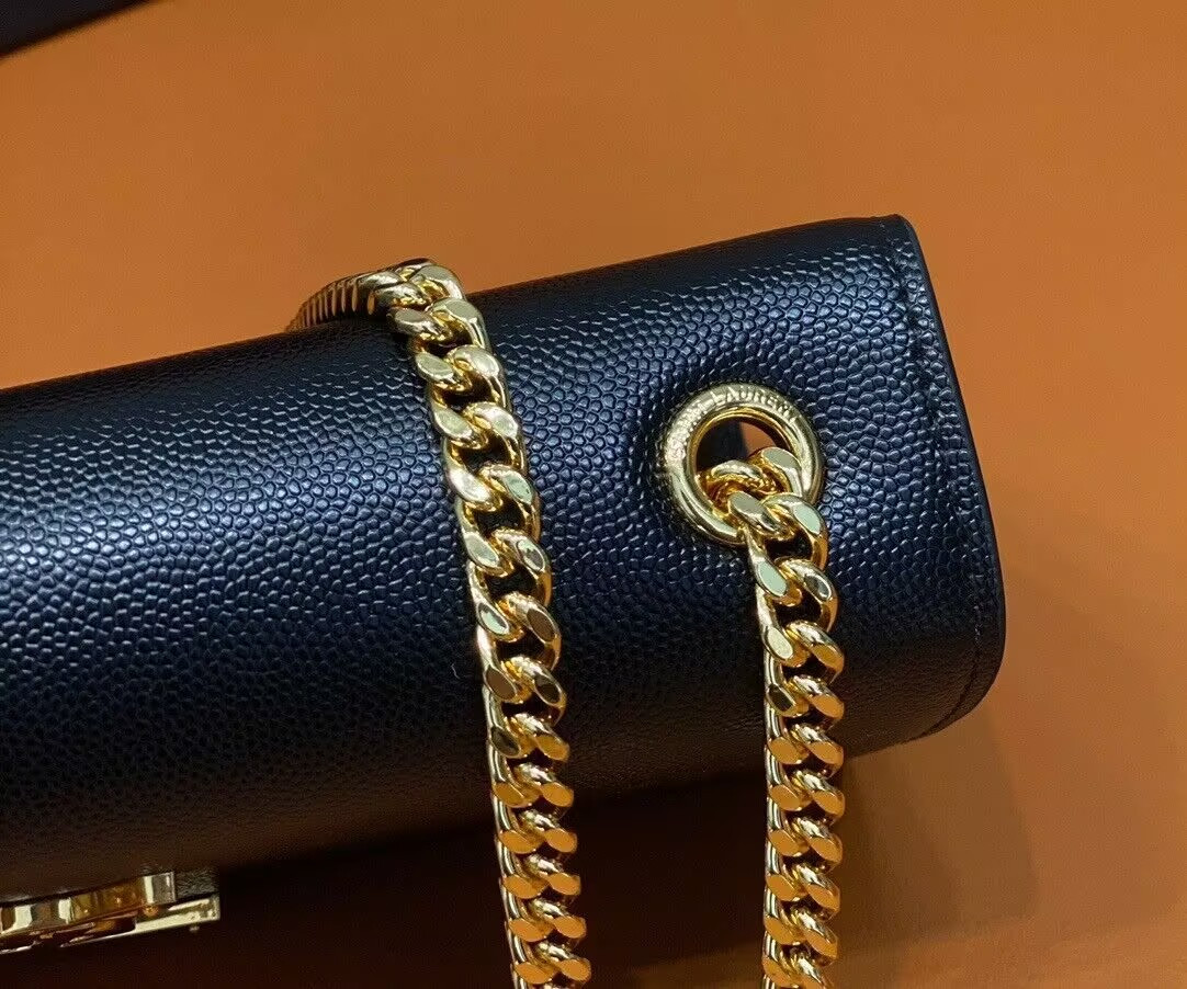 Y51 KATE SMALL IN GRAIN DE POUDRE EMBOSSED LEATHER 20x12.5x5cm