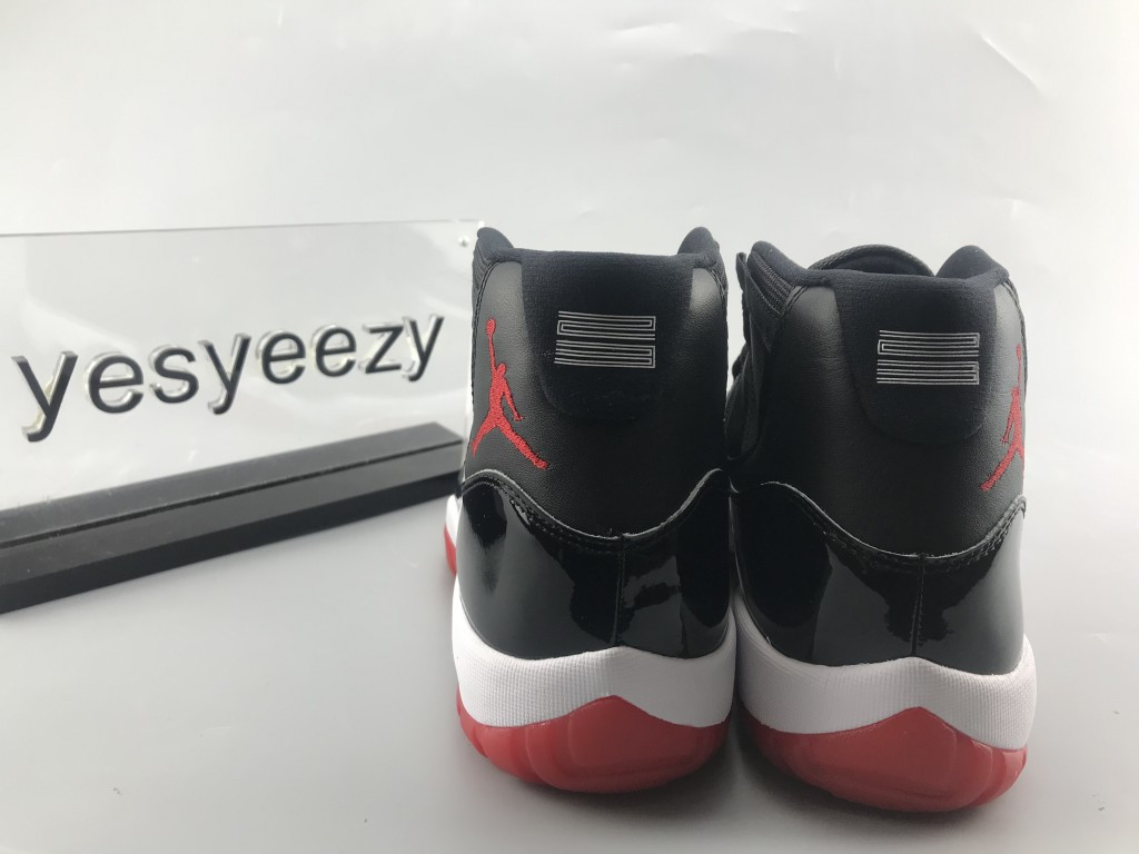 UA AIR JORDAN 11 RETRO "BRED 2019 RELEASE"