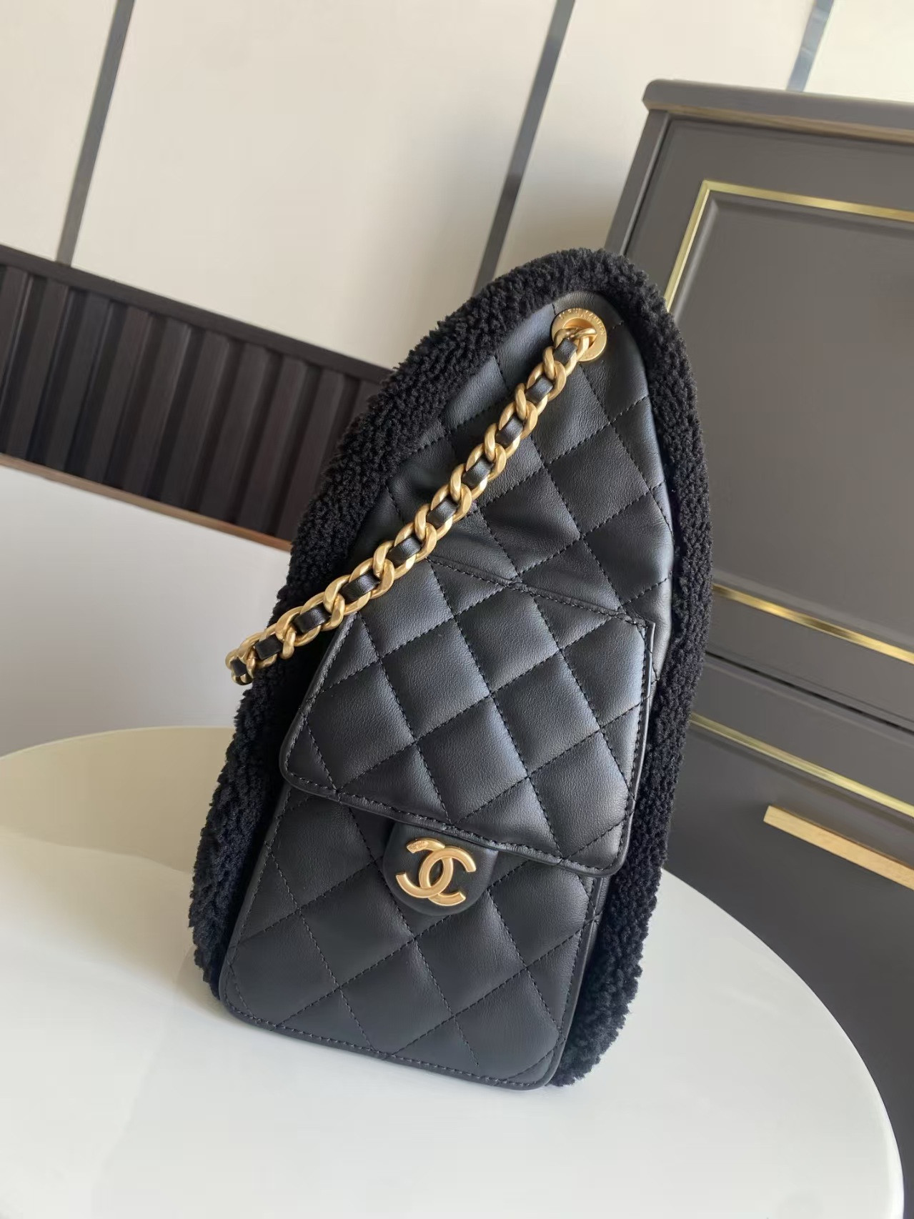 Ch**el 25C Bucket Bag 26x30x14cm