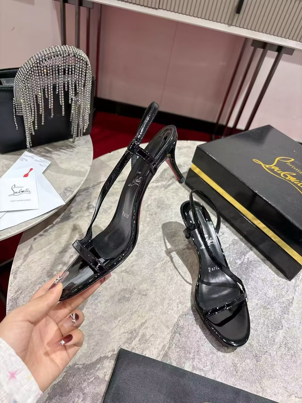 UA Chr1st1an Louboutin Rosalie Sandals