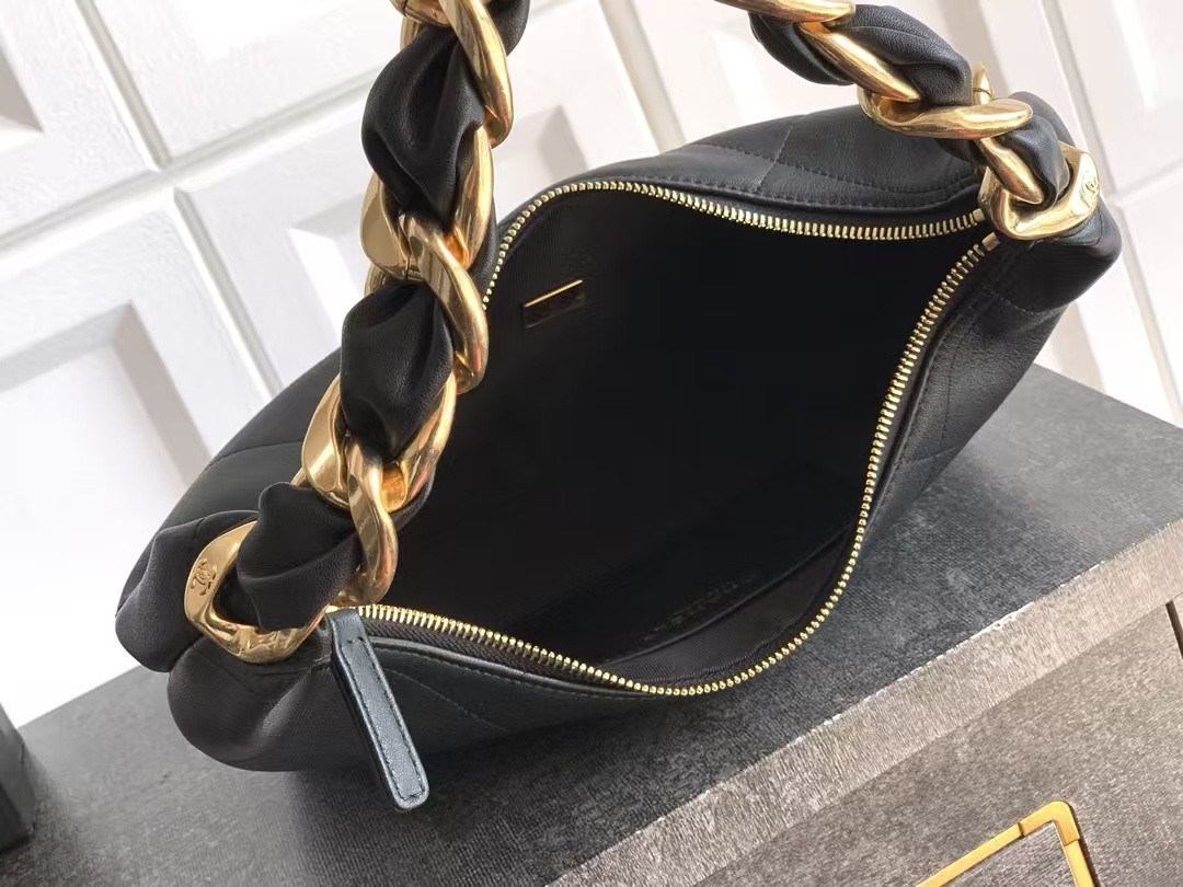 Ch**el Hobo Handbag 24x28x8cm