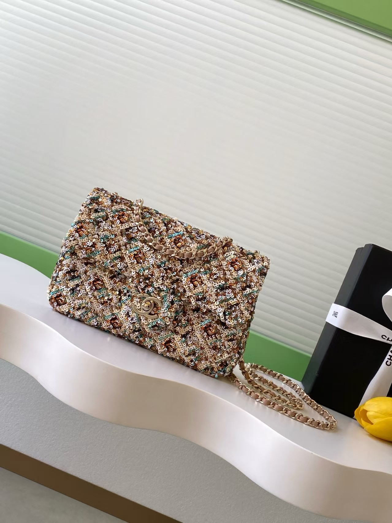 Ch**el Evening Bag  13x21x8cm