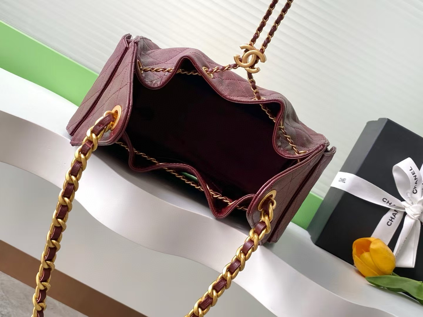 Ch**el 25C Bucket Bag 26x30x14cm