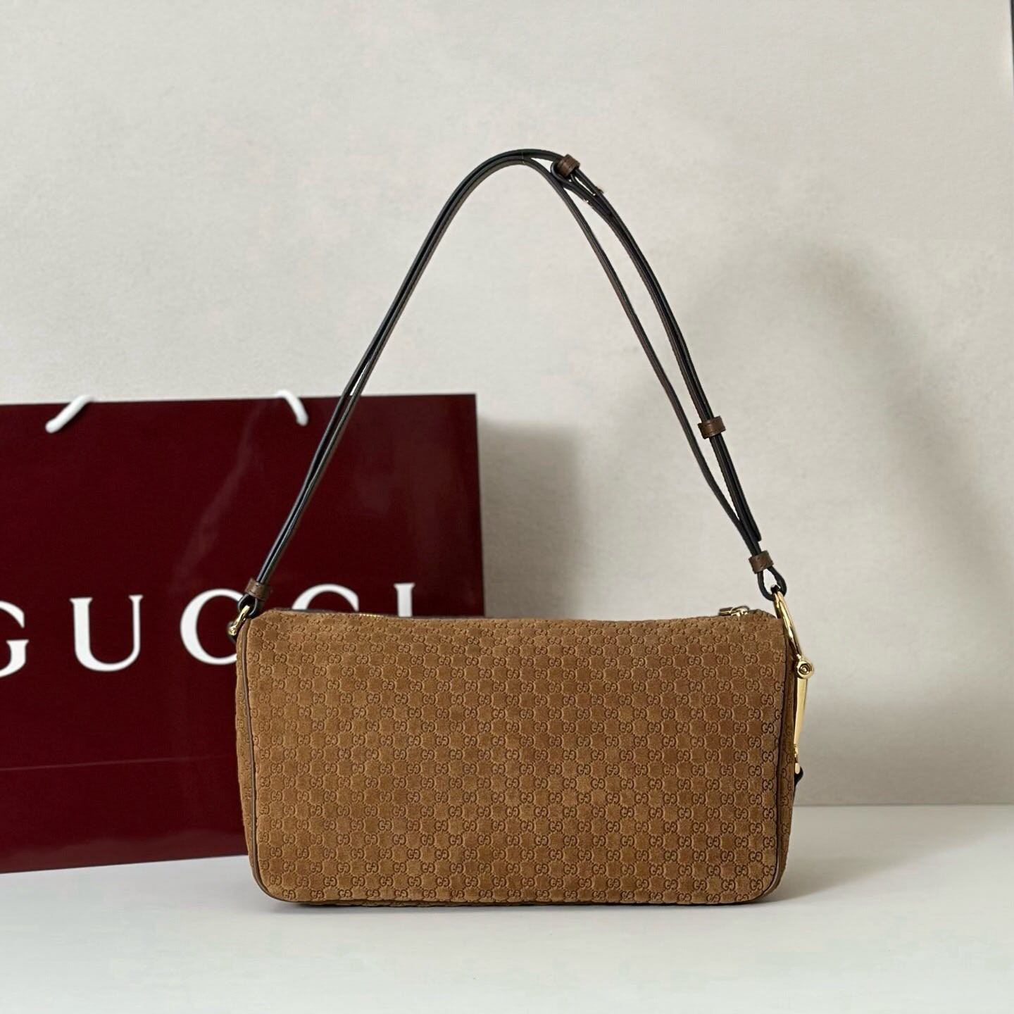 Gvc*1 Half Horsebit Medium Shoulder Bag Without Box 31.5x17x12cm