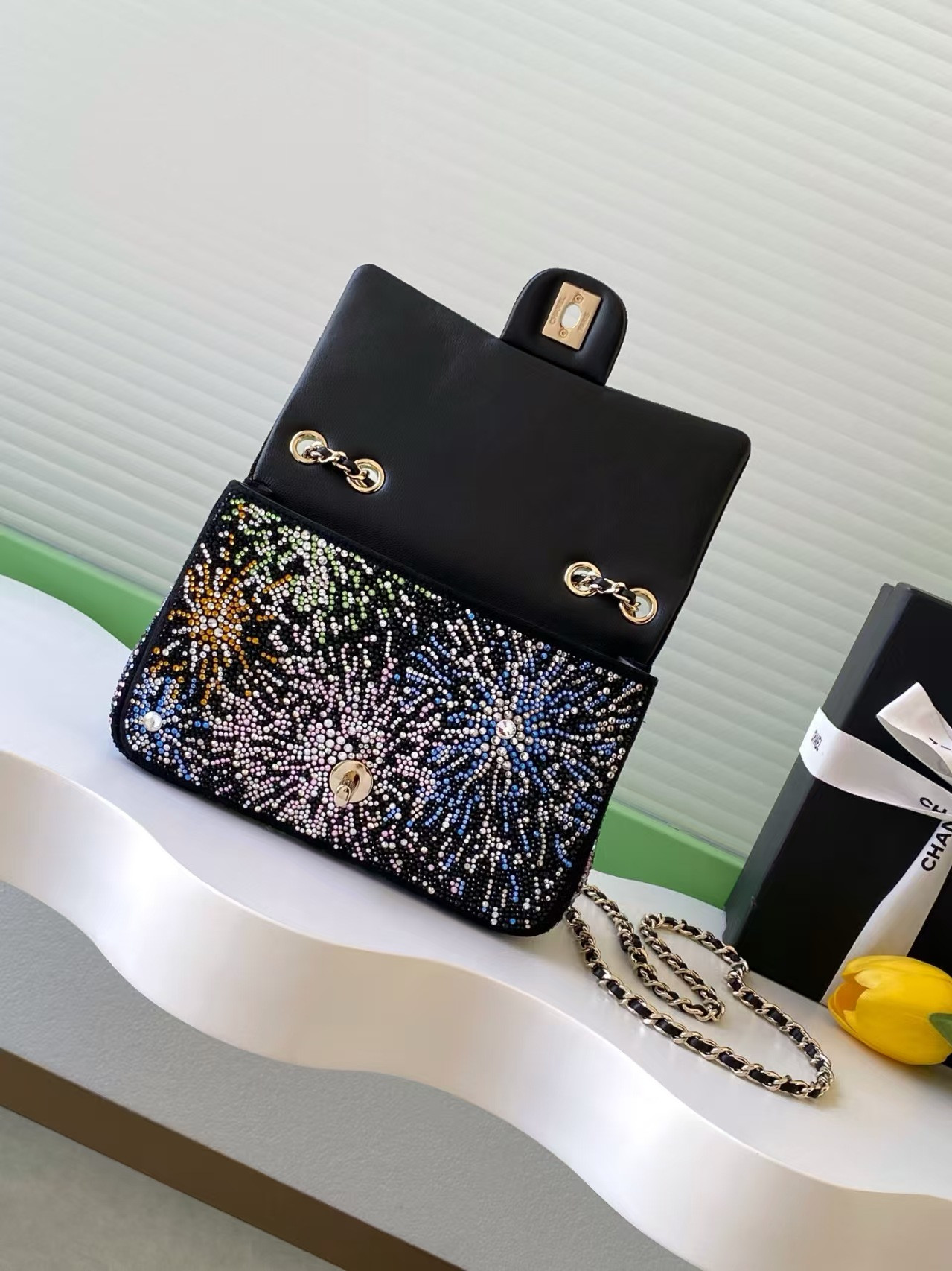 Ch**el Evening Bag 14x21x8cm