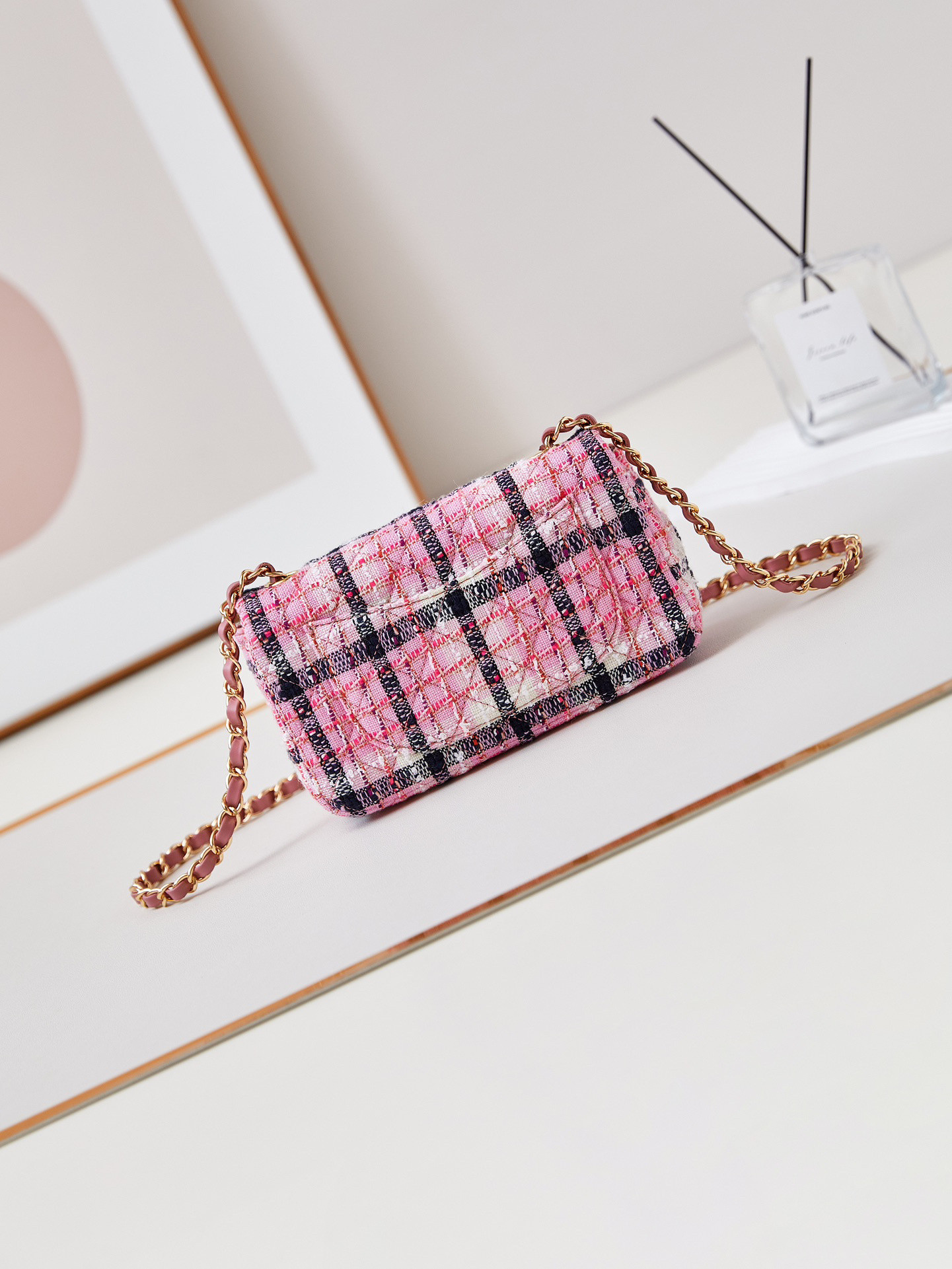 Ch**el MINI CLASSIC HANDBAG 12 × 20 × 6 cm
