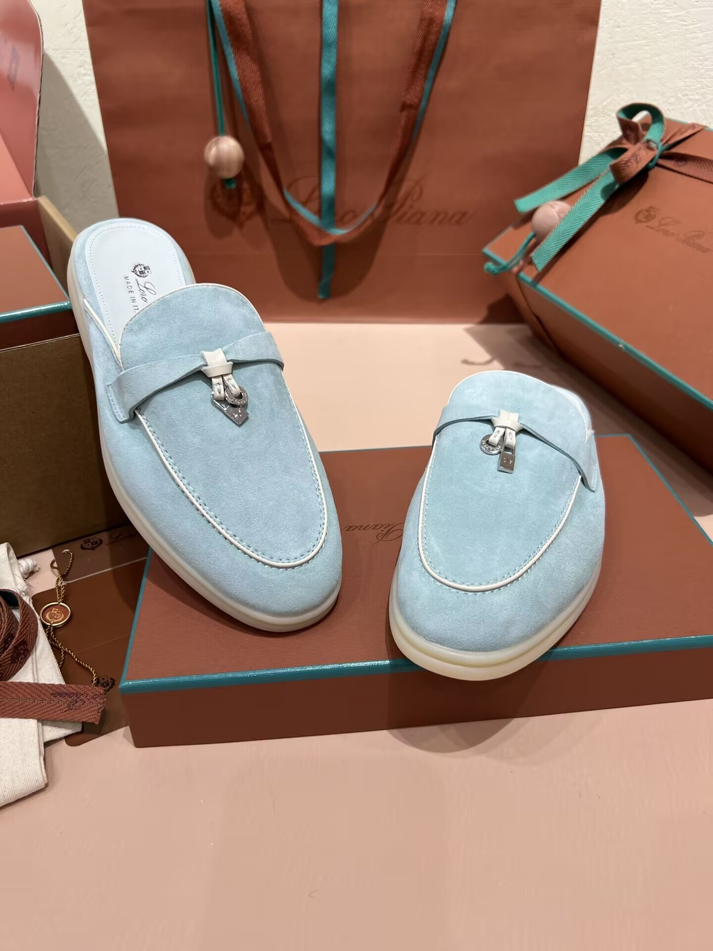 UA L0r0 P1ana Babouche Charms Walk Loafers