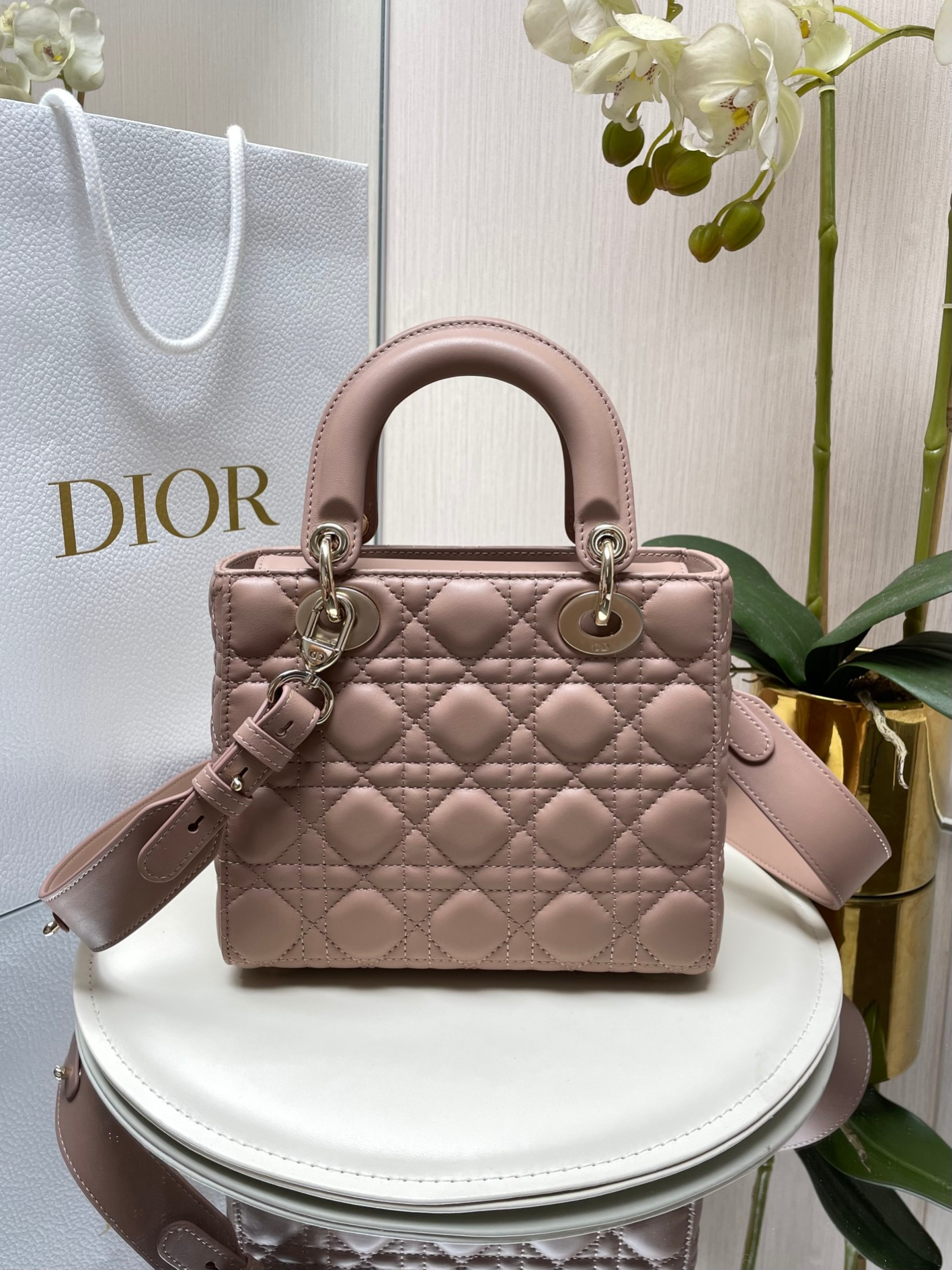 Small Lady D10r My ABCD10r Bag Blush 8 x 6.5 x 3 inches