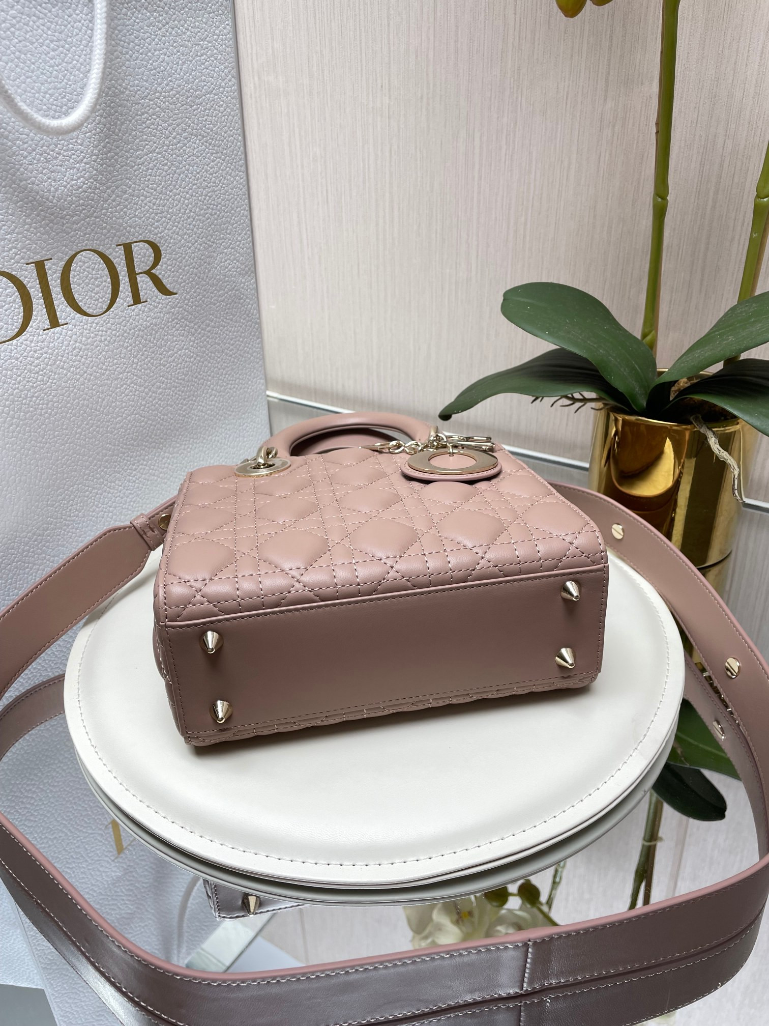 Small Lady D10r My ABCD10r Bag Blush 8 x 6.5 x 3 inches