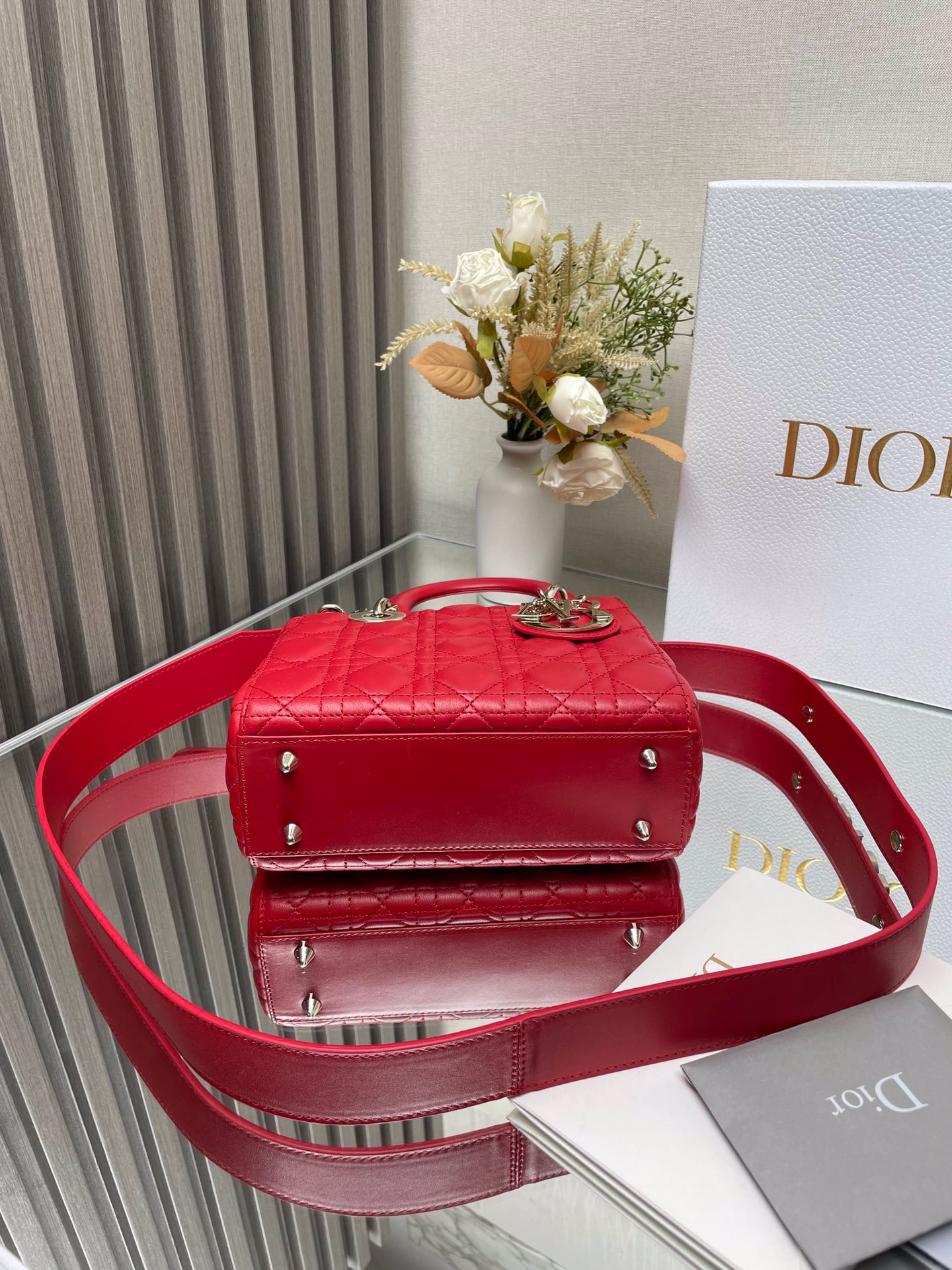 Small Lady D10r My ABCD10r Bag Red 8 x 6.5 x 3 inches