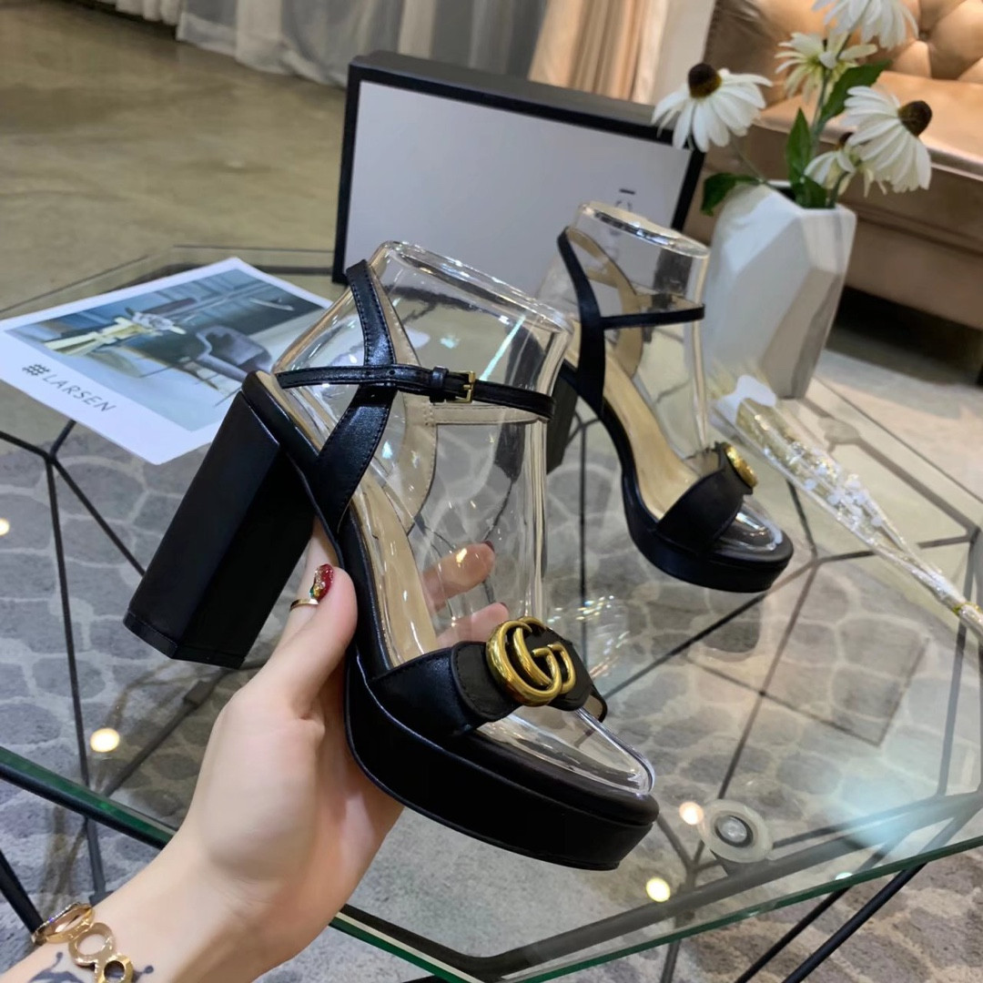 UA Gvc*1 LEATHER HIGH-HEEL SANDAL