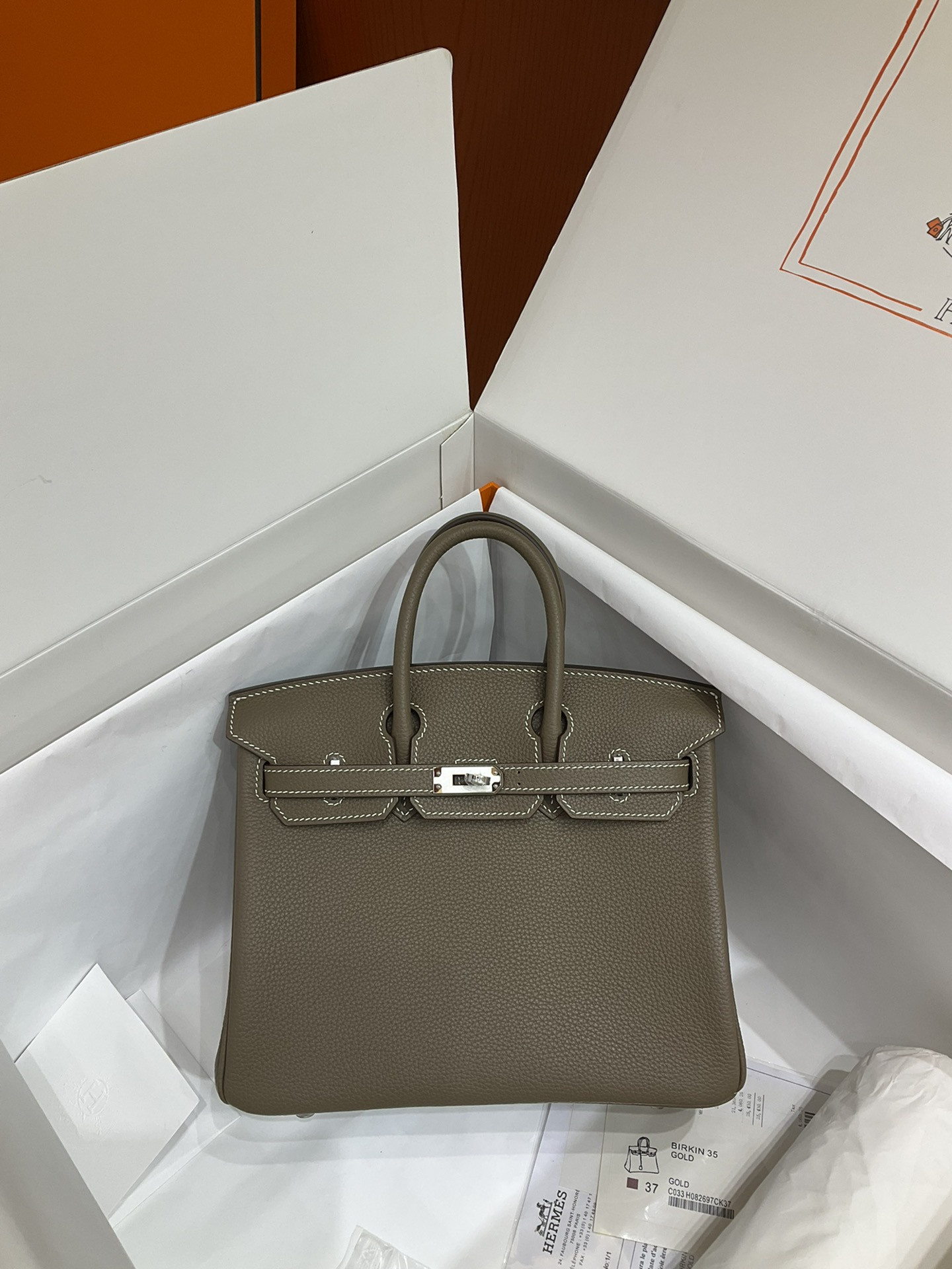H**me5 BIRKIN Silver 25 30 35