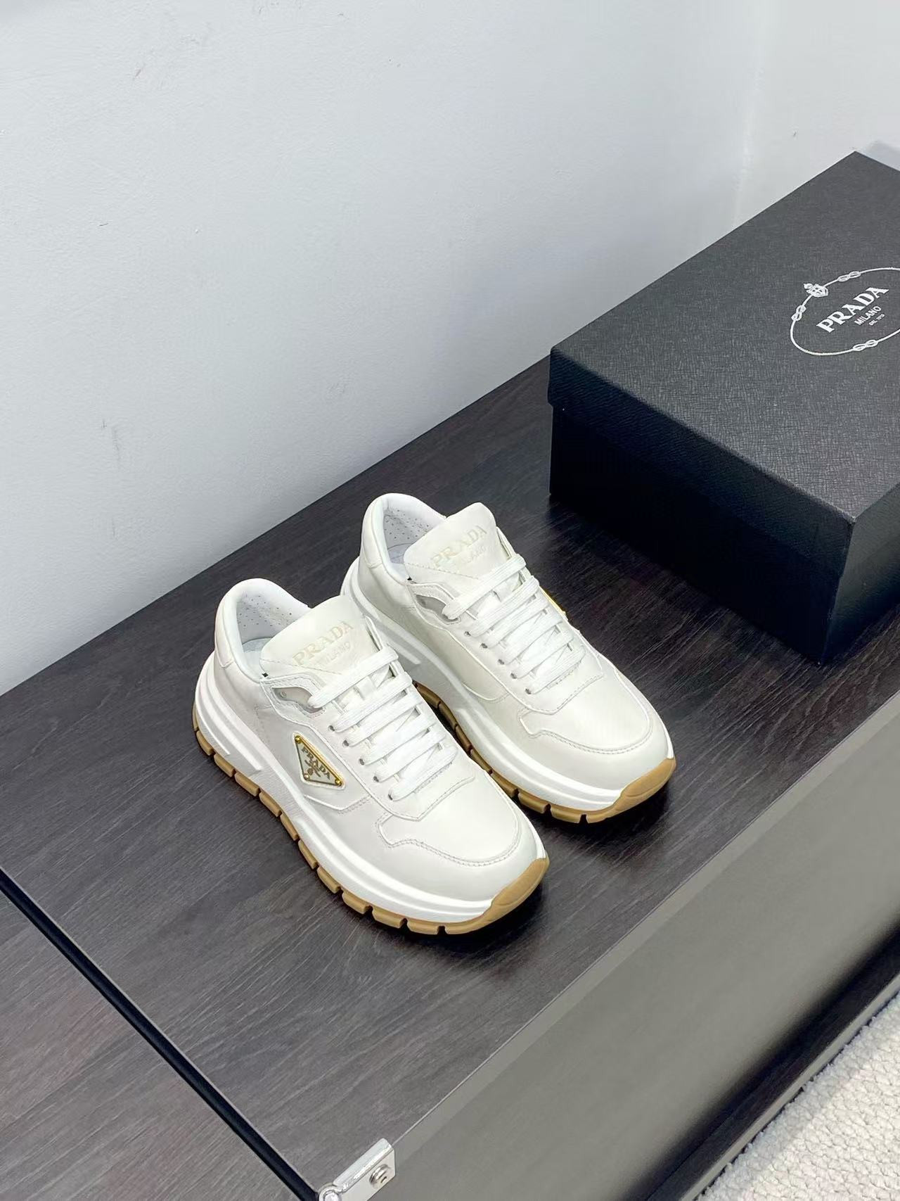 UA Pra*a Prax 01 leather sneakers