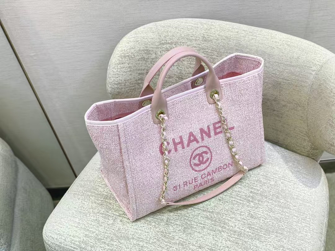 Ch**el Deauville Tote 38cm 38-30-18CM