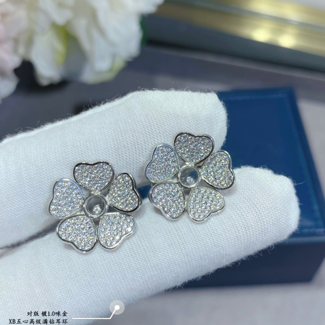 Chopard Five Hearts Full D1am0nd Earrings