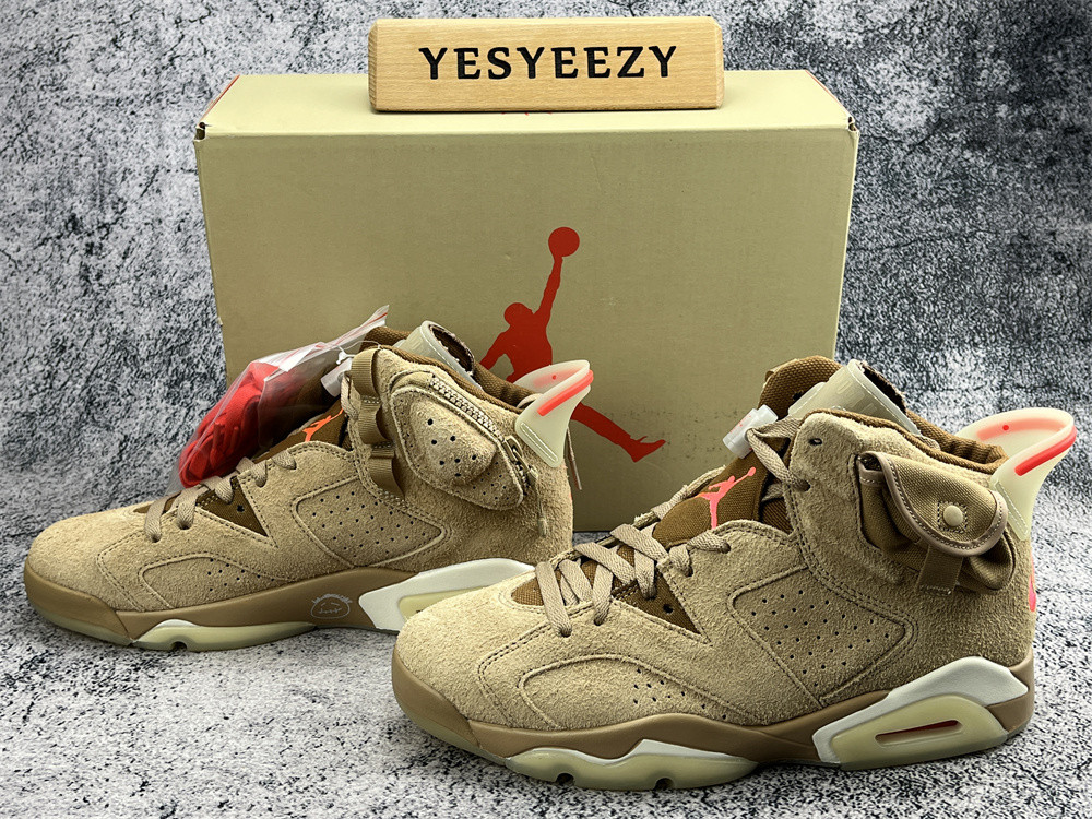 UA AIR TRAVIS SCOTT X AIR JORDAN 6 RETRO 