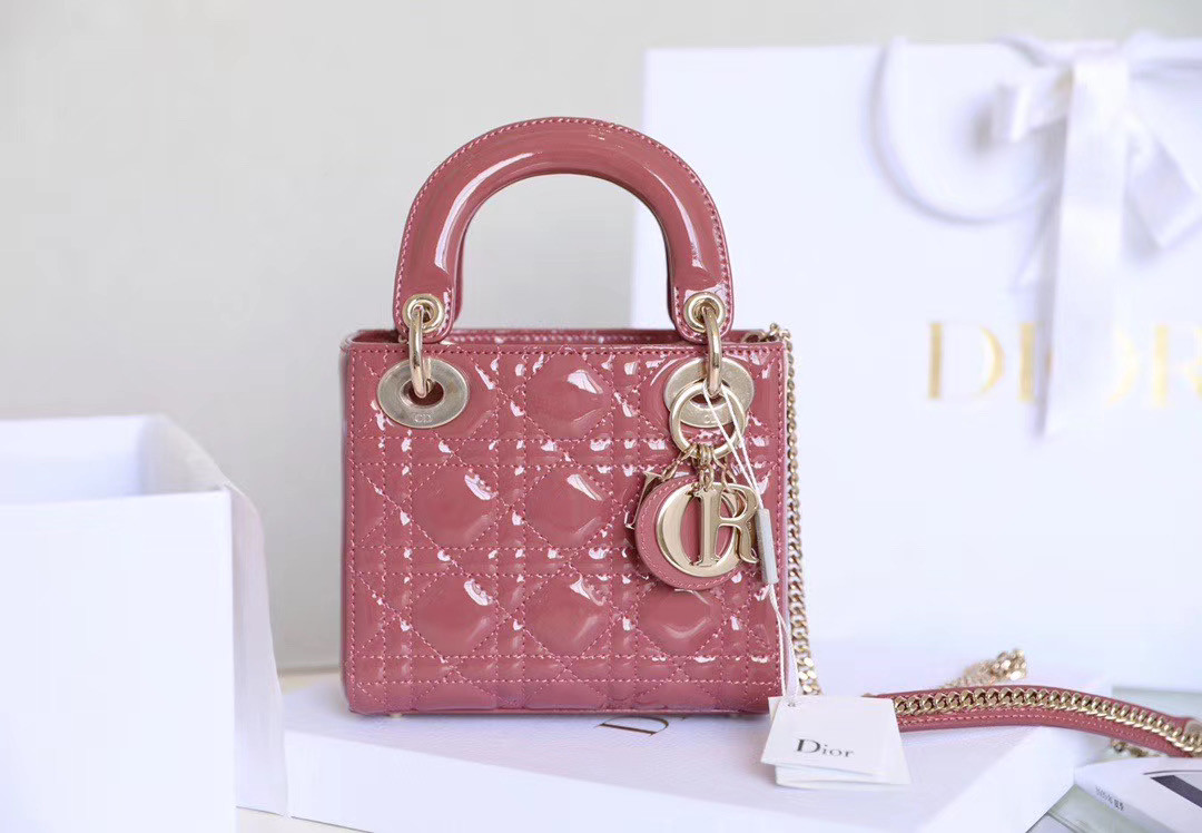 MINI LADY D10r D10rAMOUR BAG 6.5 x 6 x 3 inches