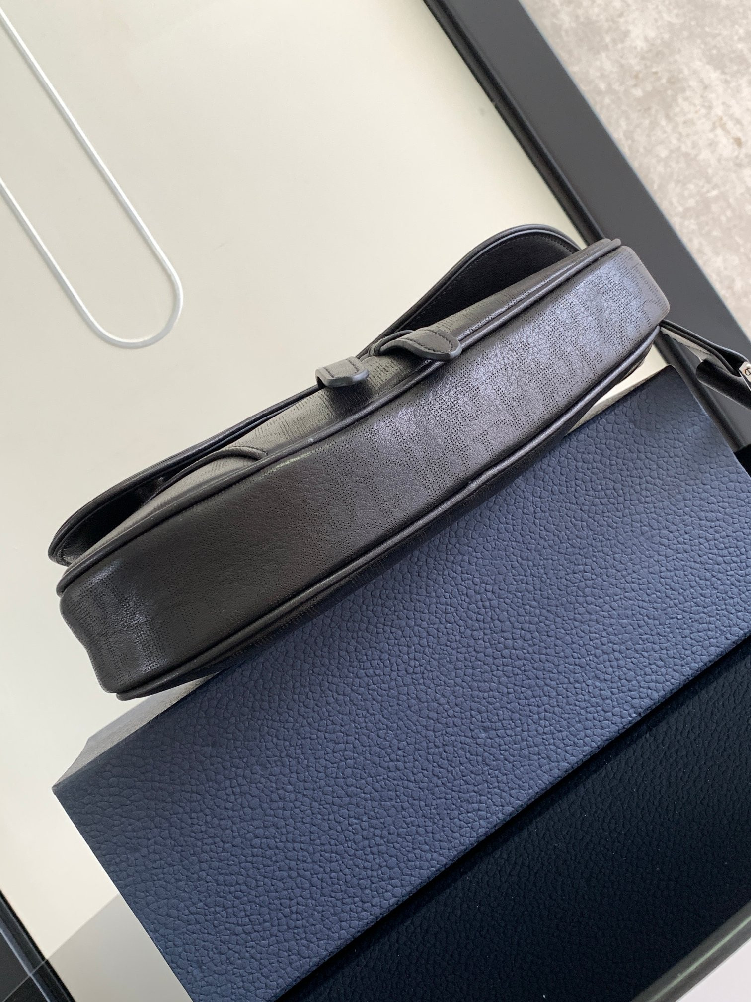 Chr1st1an D10r D10r HOMME Bags Leather Black 26 x 19 x 4.5 cm