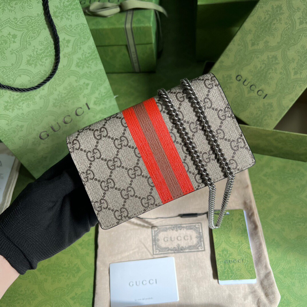 Gvc*1 DIONYSUS GG Svp*me S*pER MINI BAG 6.5"Wx3.9"Hx1.6"D