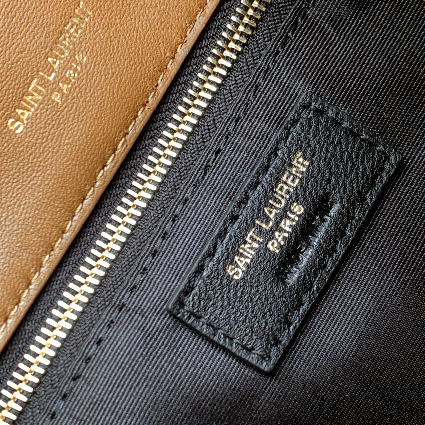 Y51 PUFFER SMALL IN NAPPA LEATHER BROWN 11.4 X 6.6 X 4.3 INCHES