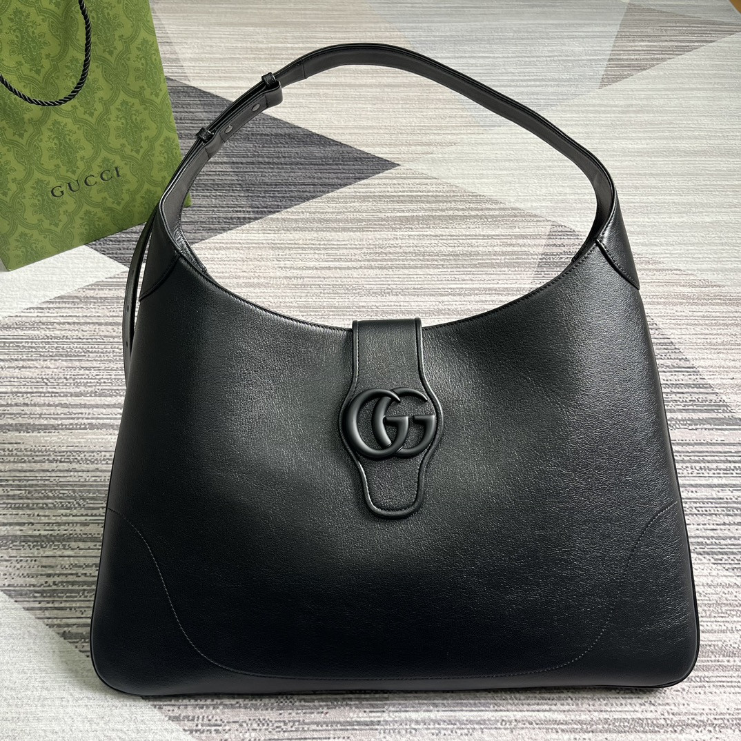 Gvc*1 APHRODITE LARGE SHOULDER BAG BLACK 18"W x 11.8"H x 0.8"D