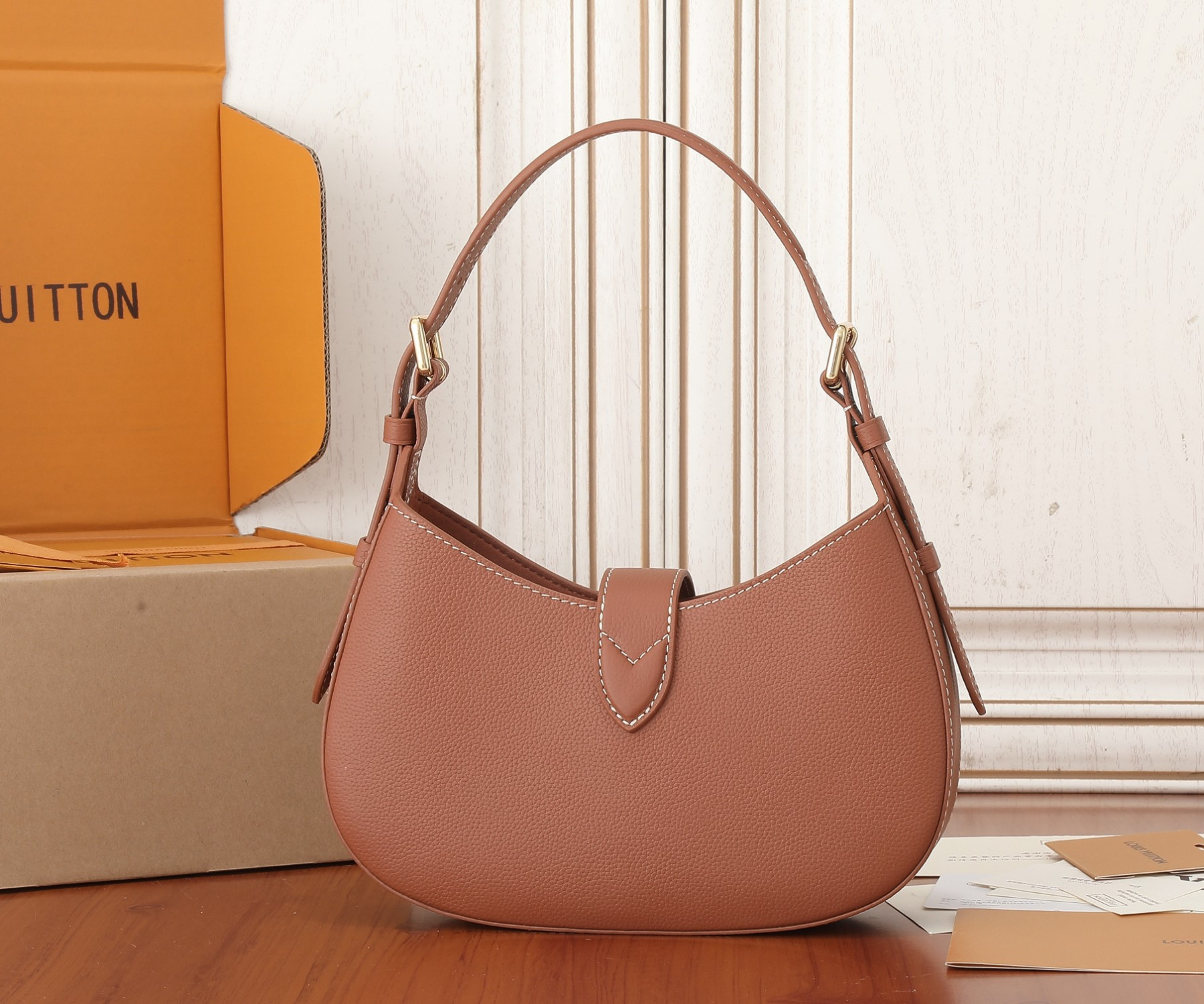 LV Low Key Shoulder Bag M24885 10.2 x 7.1 x 2.8 inches
