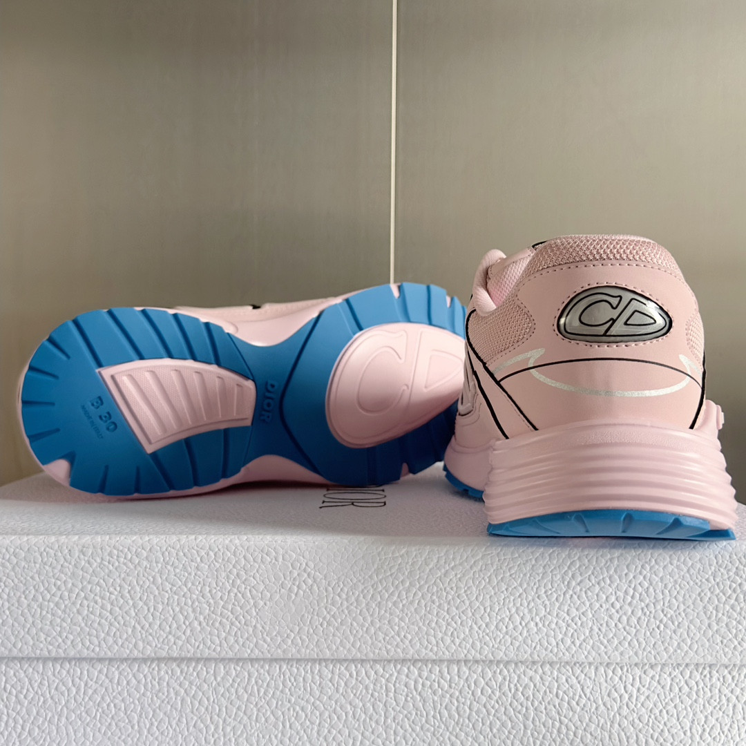 UA D10r B30 Sneaker Pale Pink Mesh and Technical Fabric