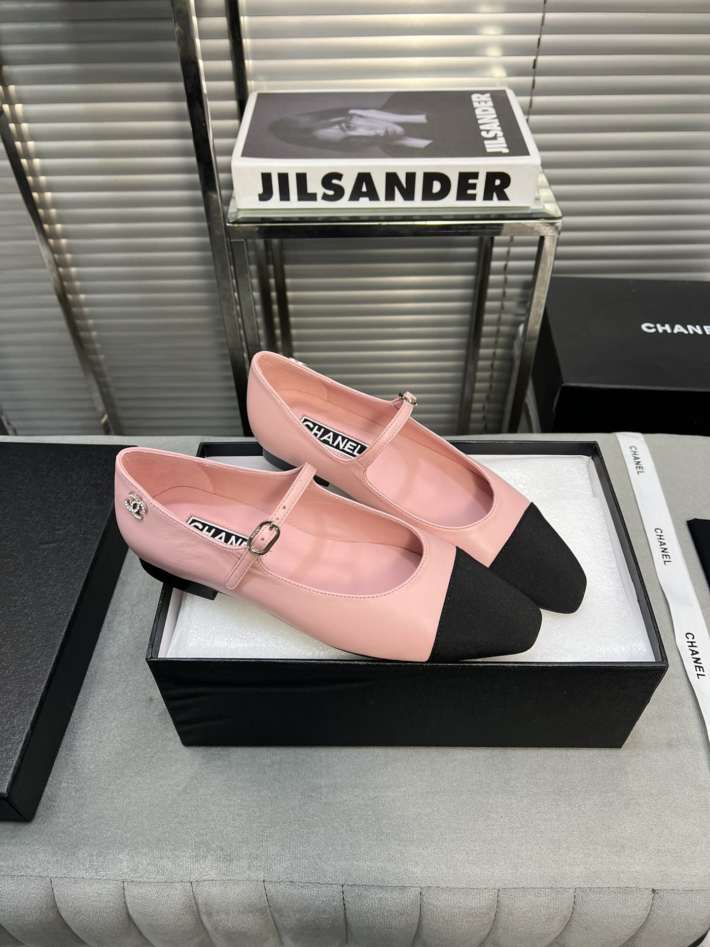 UA Ch**el MARY JANES  Lambskin