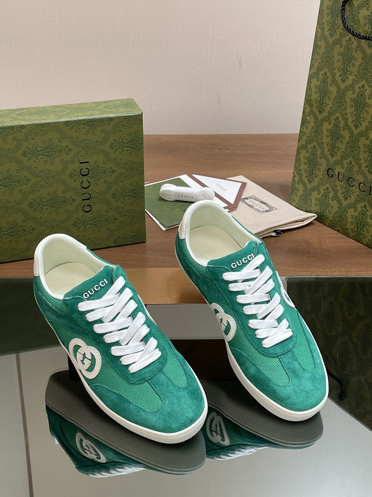 UA Gvc*1 INTERLOCKING G SNEAKER Green