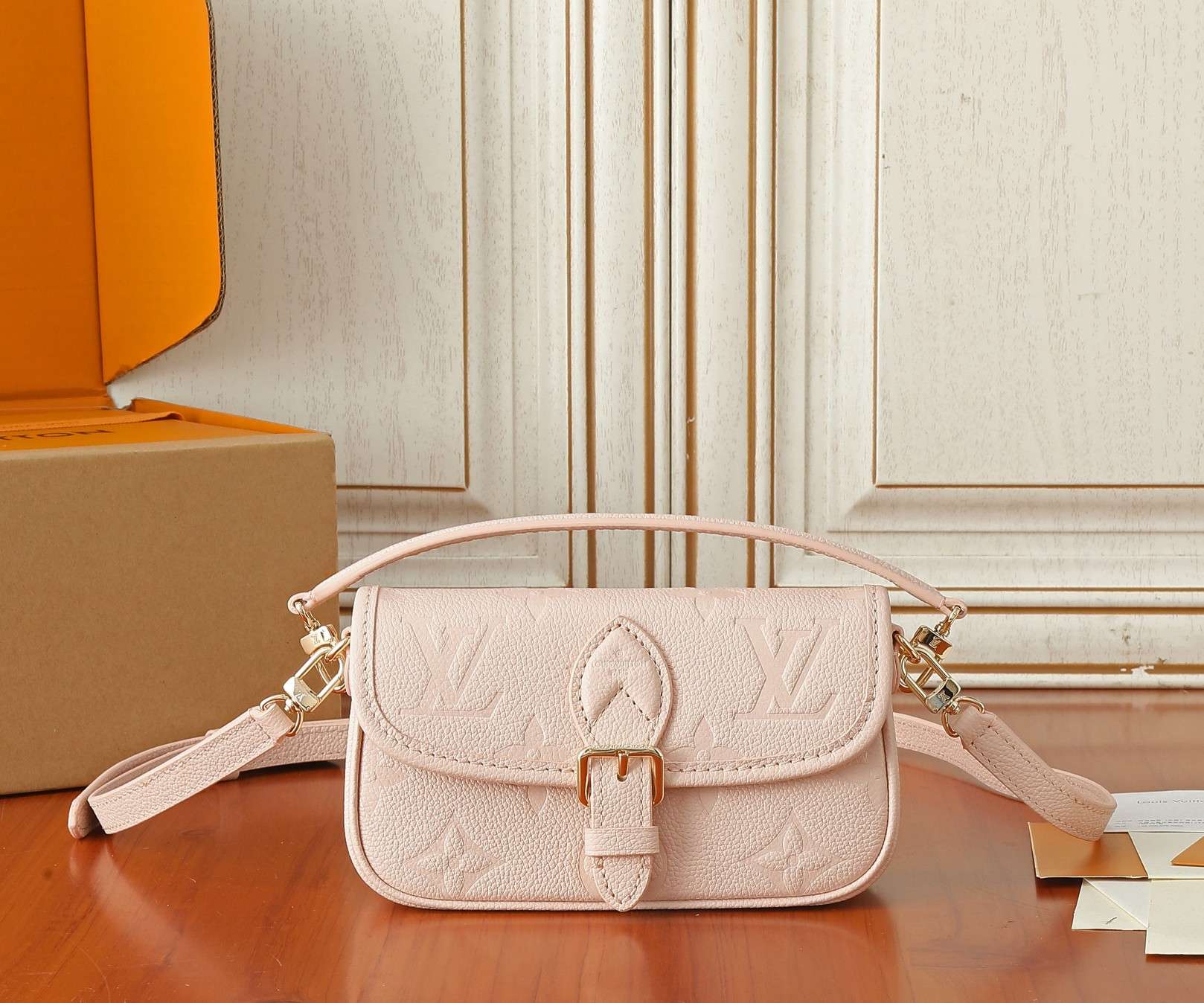 LV Nano Diane  M83566 7.5 x 4.1 x 2.4 in