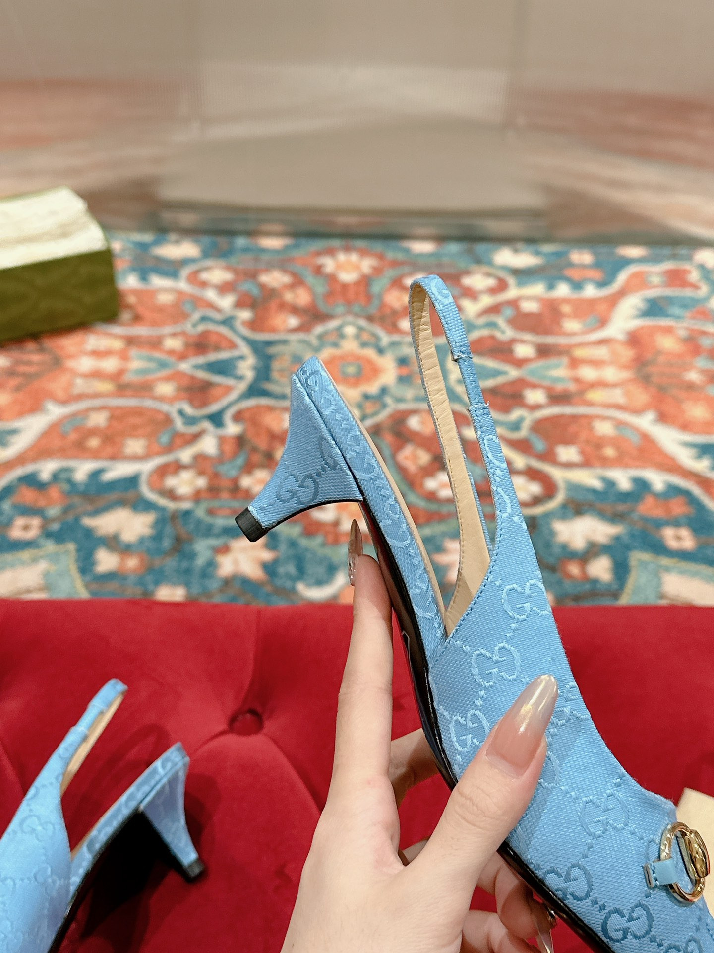 UA Gvc*1 HORSEBIT SLINGBACK PUMP LOW HEEL